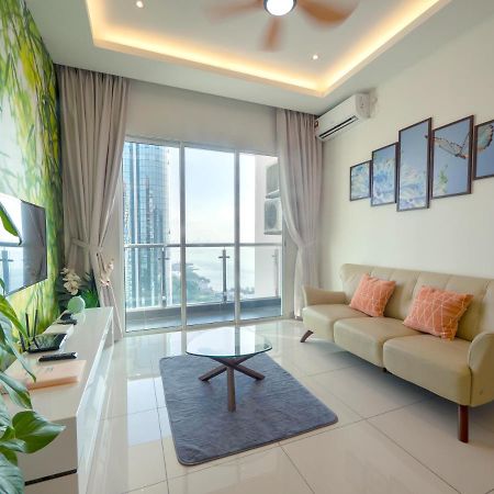 Seaview Condo Near Rf Mall, Food Court & Free Netflix Johor Bahru Exteriör bild