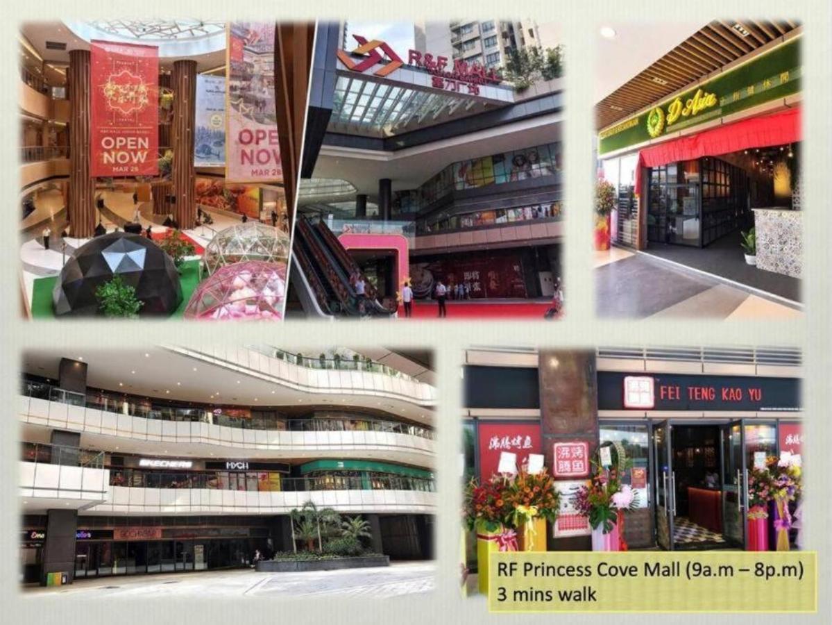 Seaview Condo Near Rf Mall, Food Court & Free Netflix Johor Bahru Exteriör bild